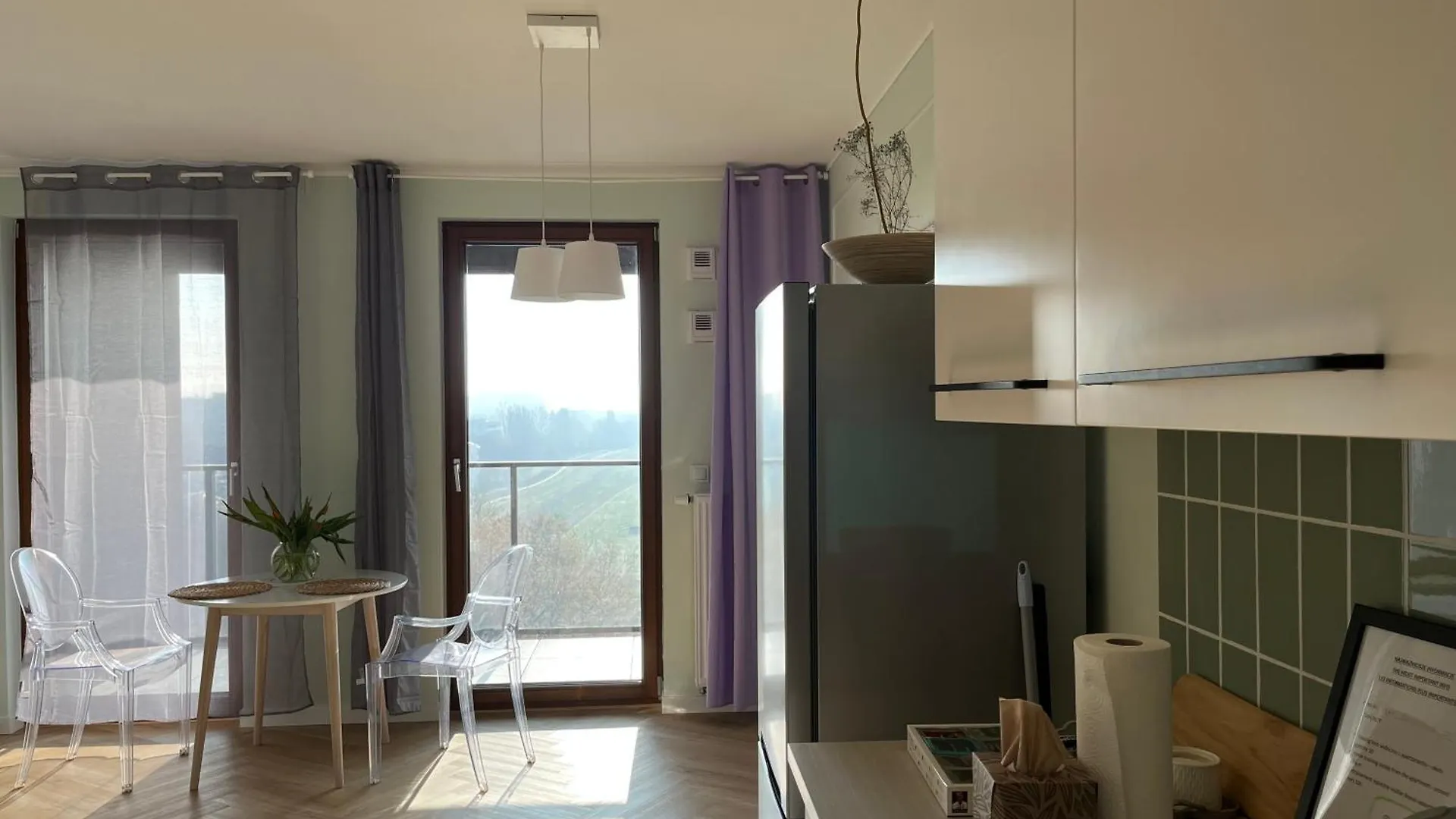 Warsaw Airport Wyscigi - City And Green View Apartment With Underground Garage